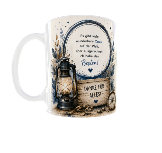 💙 Tasse „Bester Opa der Welt“ – Das perfekte Geschenk für den besten Opa