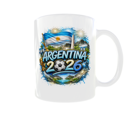 Fußball WM Tasse 2026 – Länder Edition beidseitig bedruckt