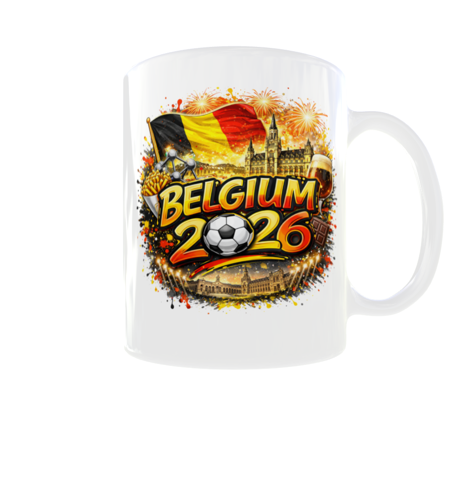 Fußball WM Tasse 2026 – Länder Edition beidseitig bedruckt