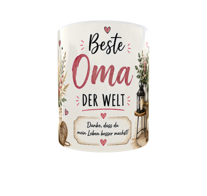 Tasse „Beste Oma der Welt“ – Liebevolles Geschenk für die beste Oma