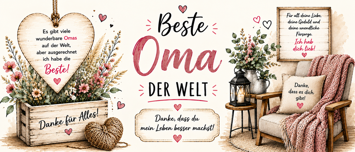Tasse „Beste Oma der Welt“ – Liebevolles Geschenk für die beste Oma