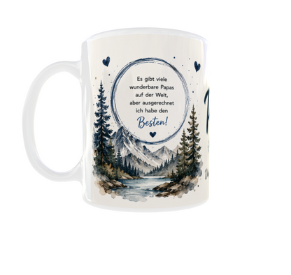 💙 Tasse „Bester Bonus-Papa der Welt“ / „Bester Papa der Welt“