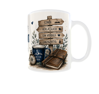 💙 Tasse „Bester Bonus-Papa der Welt“ / „Bester Papa der Welt“