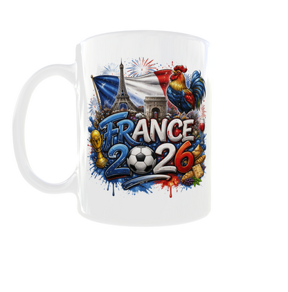 Fußball WM Tasse 2026 – Länder Edition beidseitig bedruckt