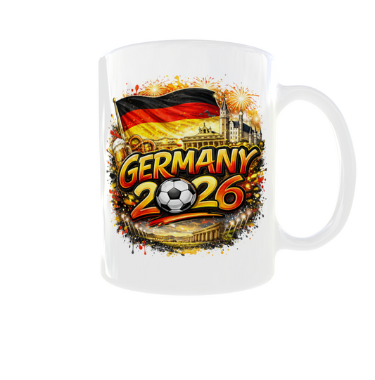 Fußball WM Tasse 2026 – Länder Edition beidseitig bedruckt
