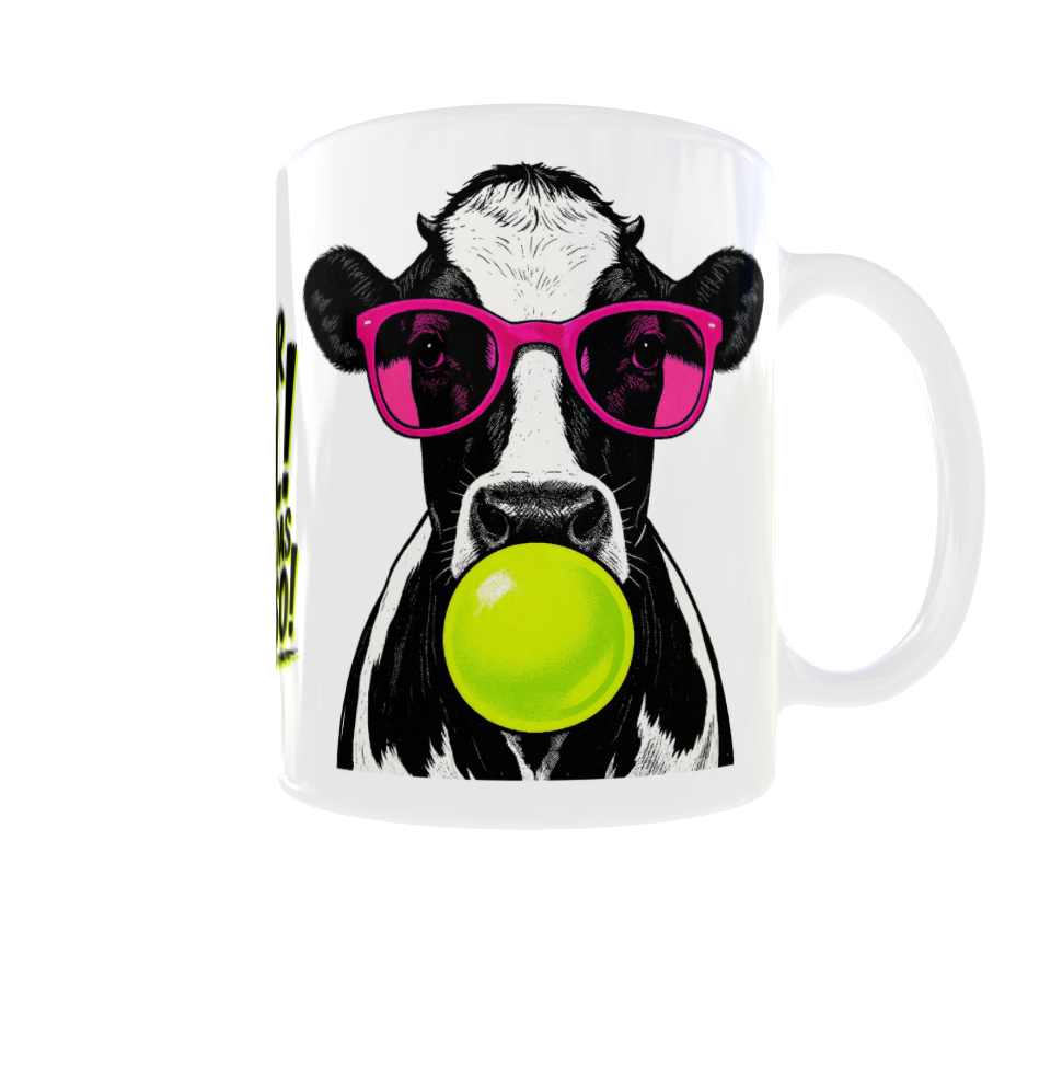 Tasse "Ist mir egal! Ich lass das jetzt so!“ – lustige Kuh Tasse