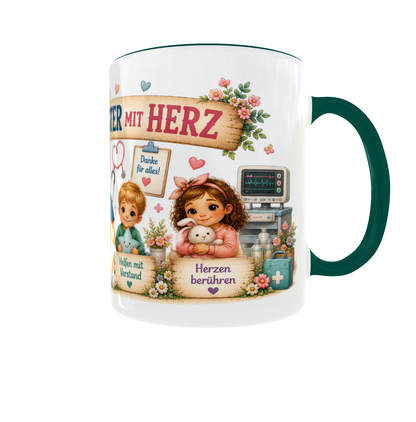 ❤️ Tasse „Kinderkrankenschwester mit Herz“