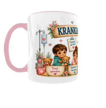 ❤️ Tasse „Kinderkrankenschwester mit Herz“