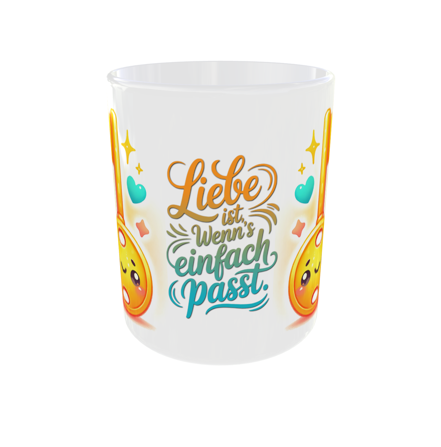 Tasse "Liebe ist wenns einfach passt"