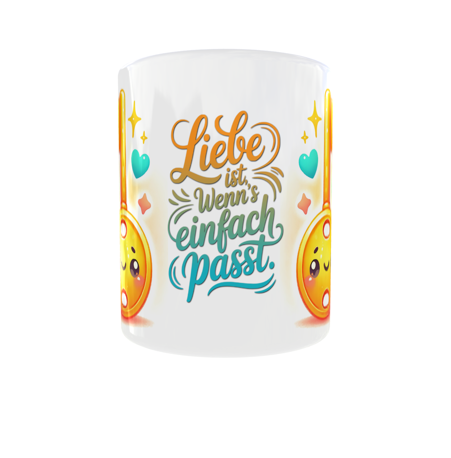 Tasse "Liebe ist wenns einfach passt"