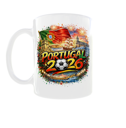 Fußball WM Tasse 2026 – Länder Edition beidseitig bedruckt