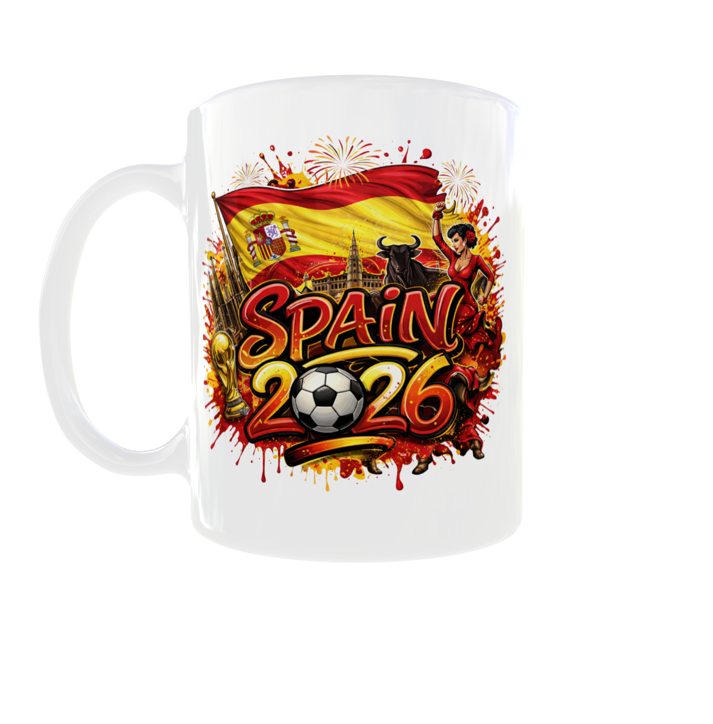 Fußball WM Tasse 2026 – Länder Edition beidseitig bedruckt
