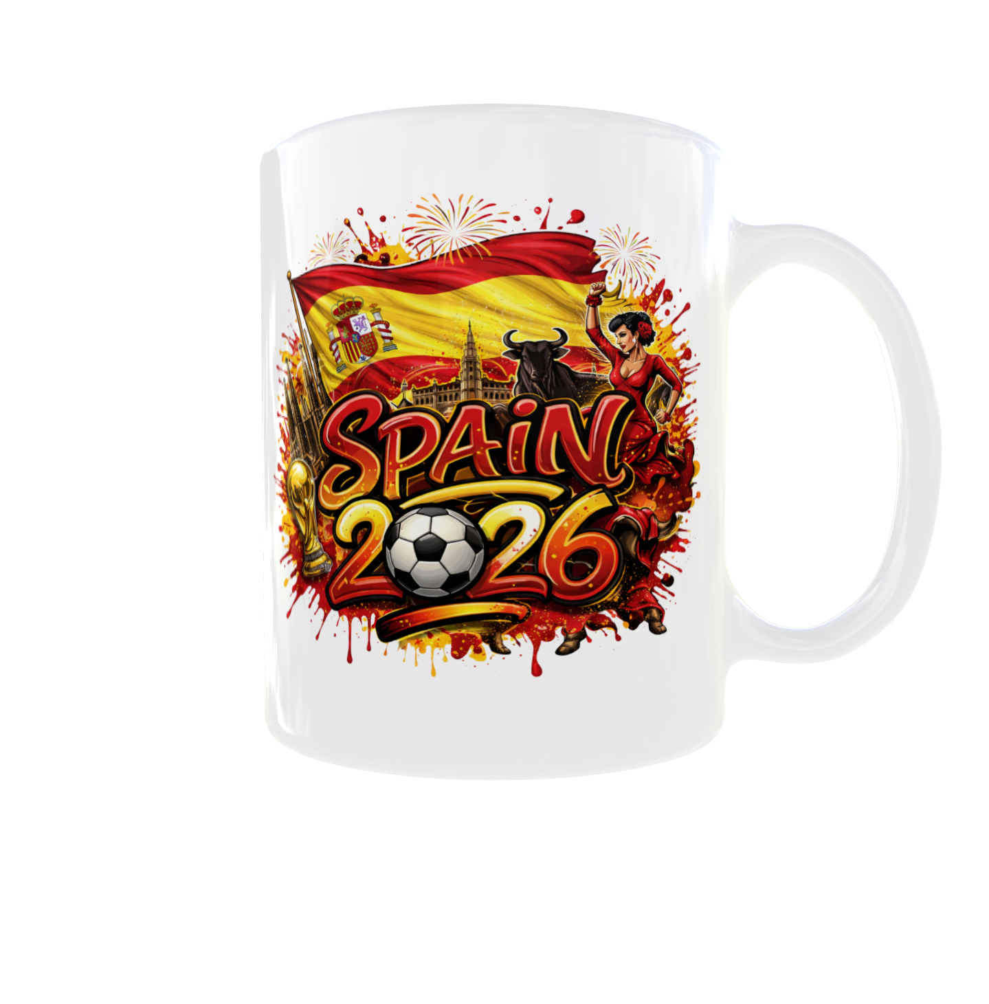 Fußball WM Tasse 2026 – Länder Edition beidseitig bedruckt