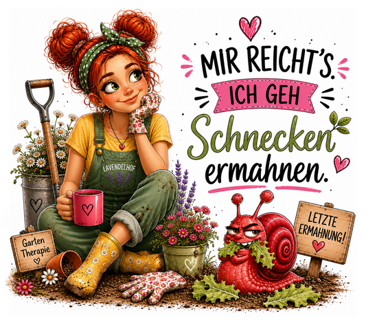 Schnecken ermahnen Tumbler 20 oz (ca. 590 ml) – Lustiger Garten Thermobecher