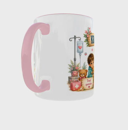 ❤️ Tasse „Kinderkrankenschwester mit Herz“