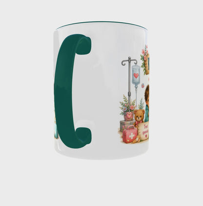 ❤️ Tasse „Kinderkrankenschwester mit Herz“
