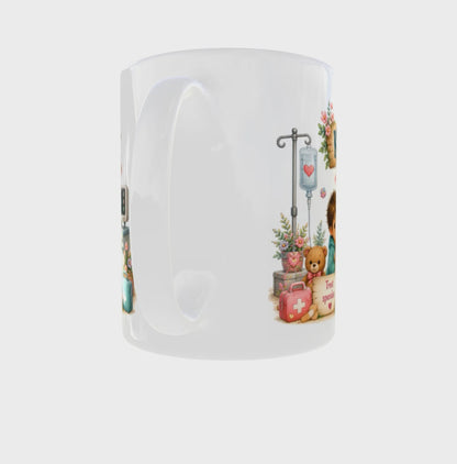 ❤️ Tasse „Kinderkrankenschwester mit Herz“